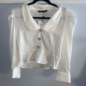 NEW ZARA TOP WITH TAG